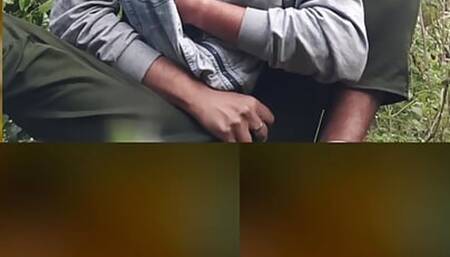 Watching a sex story at alone in forest that you feel more horny