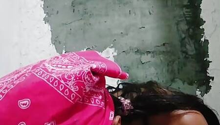 Naughty White Construction Helper Shows Her Squirt on Her Work Tools for Her Master