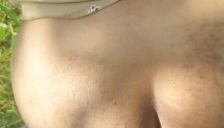 desi village tribal lady outdoor cheating sex in jungle loud moaning