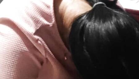 Good cock sucking from my ugly girlfriend but her grandmother helps her and teaches her how to suck well