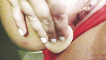 Real Amateur Housewife Anal Dildo Play