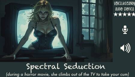 Spectral Seduction [Monster Girl] [Poltergeist] [Spooky Vibe] [Halloween] [Watching Horror Movie] [Girl Crawls Out of TV] [Blowjob]