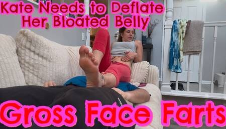 Gotta Deflate my Bloaty Tummy on his Face!