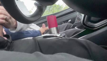 Lift end on him sucking my huge dick