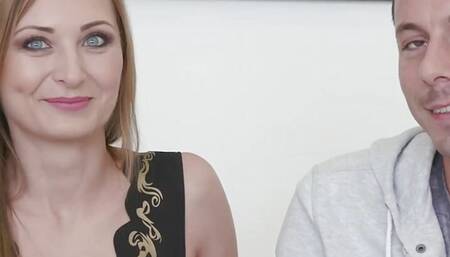 Hot Beautiful Wife Luca Bella Makes Her Useless Husband Watch