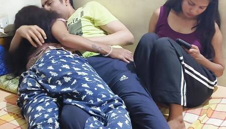 Food Delivery Guy Gets Lucky By Fucking Two Pussies