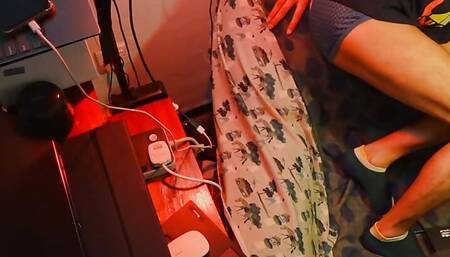 My hot straight roommate secretly masturbating Night CUMshot