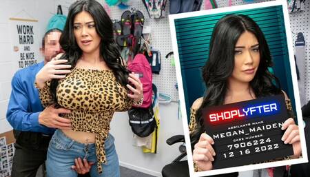 Thief Step Sister: "Step bro, please let me go, I will do anything" - Shoplyfter