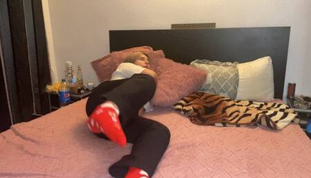 Trying to relax with loud farts