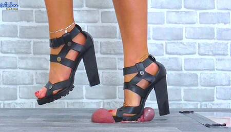 Cum Over My Barcelona Sandals & Pedicured Toes - Bug Cam