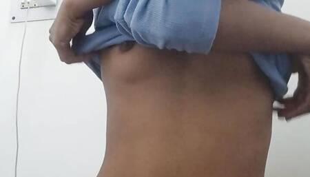 Pussy fingering alone at home