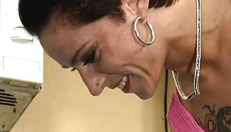 Astounding German stepmom takes a big dick in the ass