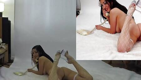 Hanna Orio photo session backstage video