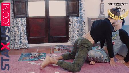 STAXUS :: I meet my best friend to play monopoly and I can't resist his gigantic cock.