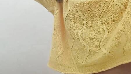 Desi Village Housewife,s Pussy Cum Discharge