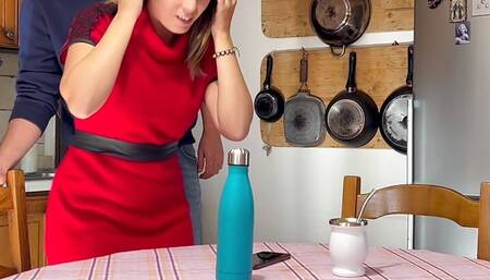 My best friend gets her hot wet pussy fucked and I leave my girlfriend's slut.