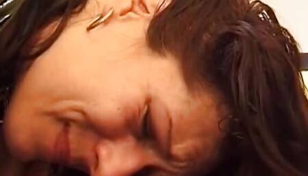 Gentle ass spanking action with German slut