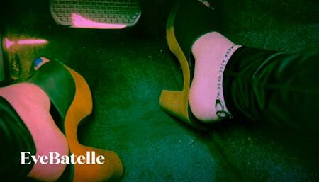 Frustrated MILF Pumping Gas Pedal