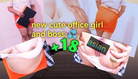 +18 srilanka new office cute girl fuck with boss