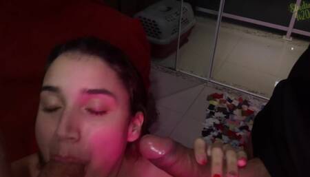 Naughty Married Teen Delighting with Two Huge Cocks