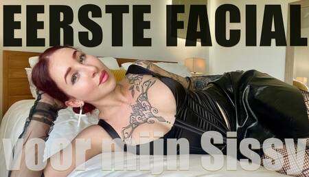 ???? EERSTE FACIAL VOOR MIJN SISSY ????