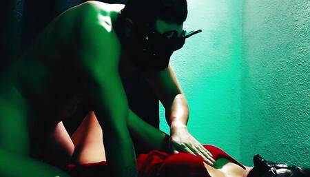 Temptation in Red astridesben Romantic deep penetration with creampie