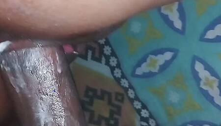 Stepbrother filling my pussy with her big fat monster cock