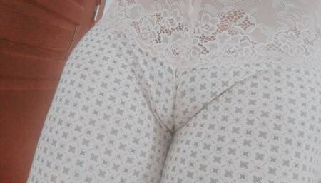 Masturbation in pantyhose