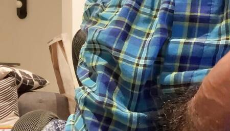 Guy With Cerebral Palsy Has Been Edging His Big Fat Cock