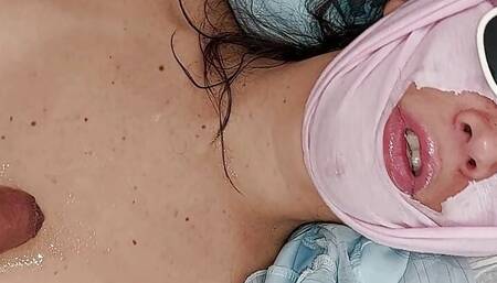 Amateur couple blowjob, pussy licking, big ass, big tits. Brunette hair pussy.