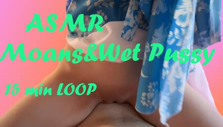 ASMR just listen to loud moans, squelches and squishes of this lustful hole (15 min looped)