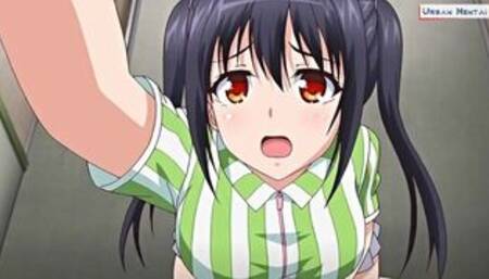 Хентай - Студентки и похотливый менеджер (Ер 5) (Русские субтитры)