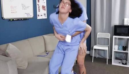 TRANS ANGELS - Hot Daisy Taylor Gets Her Ass Pounded And Licked By Handsome Chris Damned & She Gets A Sloppy Facial
