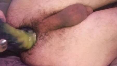 Testing new toys, handsfree milking and cumshot