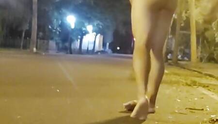 Caught Naked on the Street in the Middle of the Night