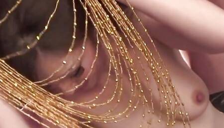 Japanese MILF Gets Her Mouth and Hairy Cunt Fucked Hard by Two Men