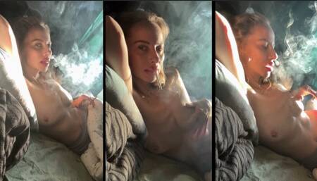 POV waking up to your chain smoking girlfriend