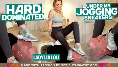 I can be so mean and dominate him with my jogging sneakers after training ( Foot Domination with Lady Lia Lou ) - 4K UHD MP4