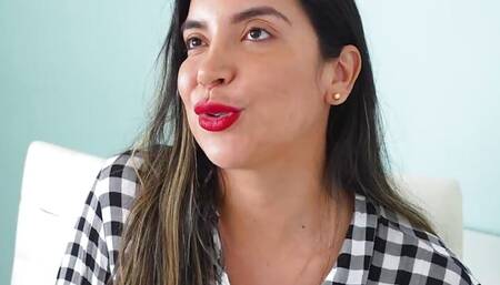 Our sexy Latin mommy Daniela Melo wants to try a hardcore debut scene!