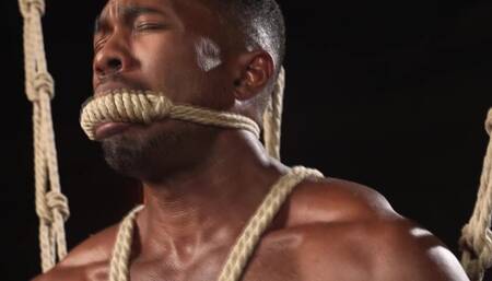 Sean Xavier is gagged and tightly bound