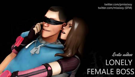 Lonely female boss - Audio, ASMR