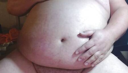 Another quickie of my overfed, fat tub of a body that needs more weight. Cumshot with new toy.