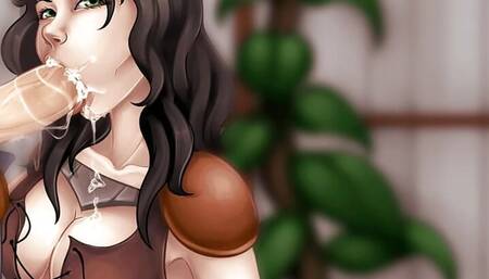 Lilith sucks off a sailor's big cock to get information