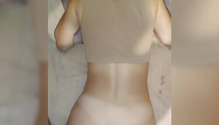 I was giving a hottie a massage and accidentally fucked her in the ass