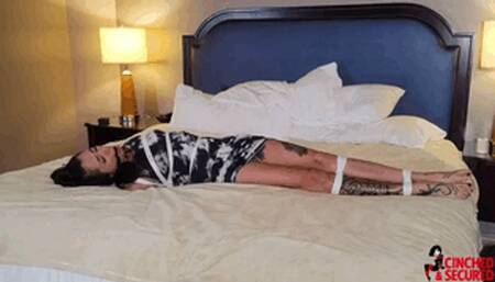 Skull Candi Bri - Bed Bound & Ball Tied With No Panties! (WMV Format)