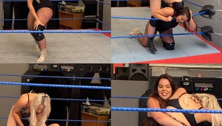 Nadia v Chardonnay ( lift carry, low blow, bear hug)