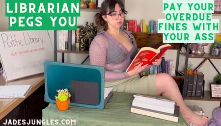 Librarian Pegs Your Ass in the Library | Pegging POV