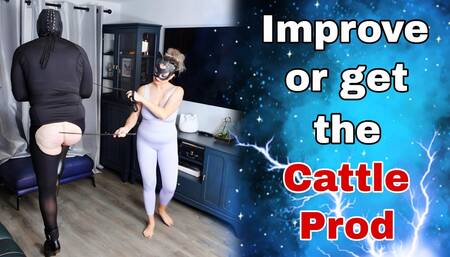 Training Zero Femdom Punishment Bondage BDSM Cattle Prod Slave Real Homemade Couple Milf Stepmom Humiliation Wife FLR