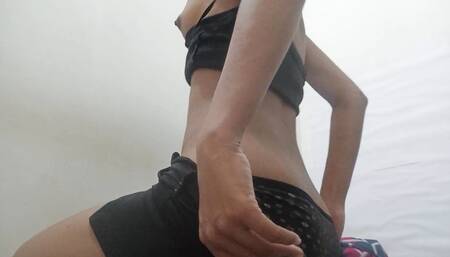 Sri lankan school girl madhu hansi dance with nighty