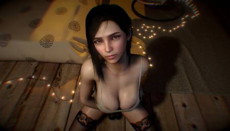 Tifa begs for your cum POV